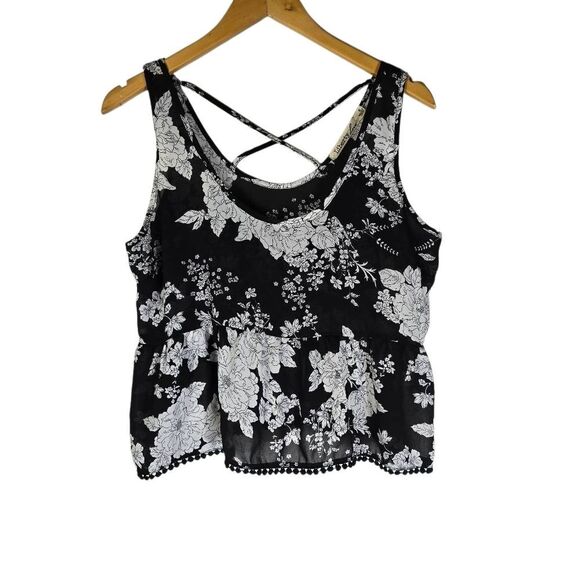 Liberty Love Monochrome Floral Tank Top - Picture 2 of 6